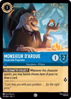 Monsieur D'Arque — Despicable Proprietor