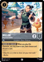 Mulan — Disguised Soldier