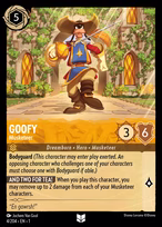 Goofy — Musketeer