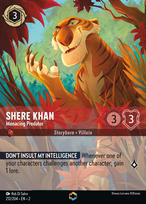 Shere Khan — Menacing Predator
