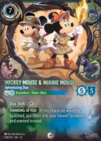 Mickey Mouse & Minnie Mouse — Adventuring Duo