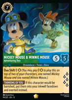Mickey Mouse & Minnie Mouse — Adventuring Duo