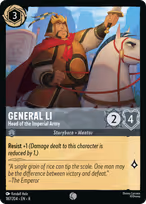 General Li — Head of the Imperial Army
