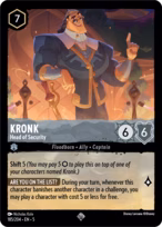 Kronk — Head of Security