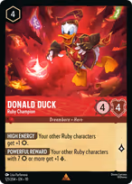 Donald Duck — Ruby Champion