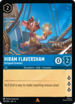 Hiram Flaversham — Intrigued Inventor