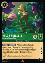 Helga Sinclair — Prepared for Anything