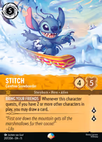 Stitch — Carefree Snowboarder