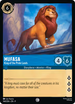 Mufasa — King of the Pride Lands