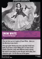 Snow White — "Merry as the Morning"