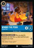 Winnie the Pooh — Hungry Bear