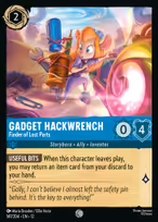 Gadget Hackwrench — Finder of Lost Parts