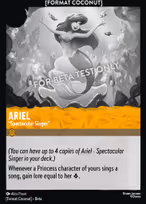Ariel — "Spectacular Singer"