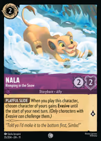 Nala — Romping in the Snow