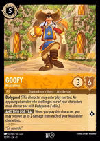 Goofy — Musketeer