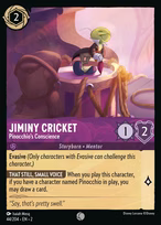 Jiminy Cricket — Pinocchio's Conscience