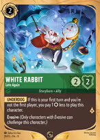 White Rabbit — Late Again