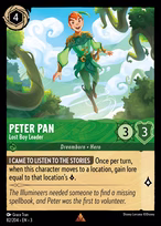 Peter Pan — Lost Boy Leader