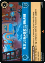 Rescue Rangers Submarine — Mobile Headquarters