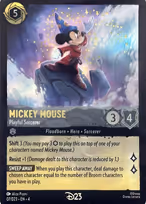 Mickey Mouse — Playful Sorcerer