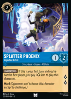 Splatter Phoenix — Rejected Artist