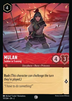 Mulan — Soldier in Training