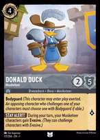 Donald Duck — Musketeer