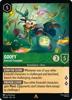 Goofy — Emerald Champion