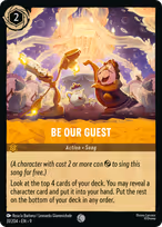 Be Our Guest