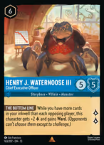 Henry J. Waternoose III — Chief Executive Officer