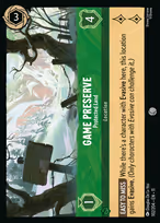 Game Preserve — Protected Land