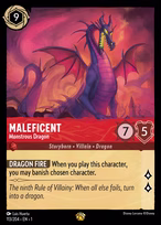 Maleficent — Monstrous Dragon