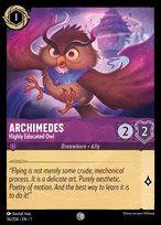 Archimedes — Highly Educated Owl