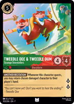 Tweedledee & Tweedledum — Strange Storytellers