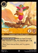 Piglet — Pooh Pirate Captain