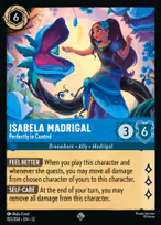 Isabela Madrigal — Perfectly in Control