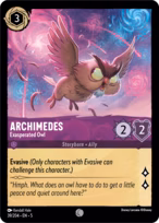 Archimedes — Exasperated Owl