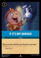 If it's Not Baroque