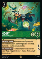 Goofy — Emerald Champion