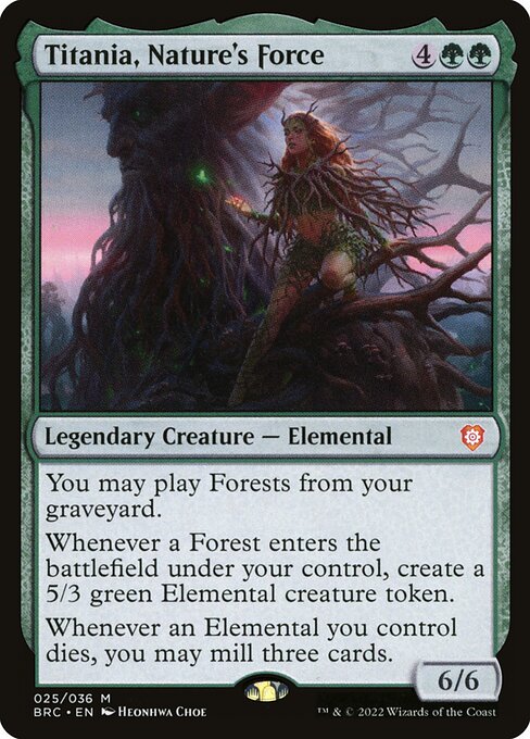Titania, Nature's Force 25
