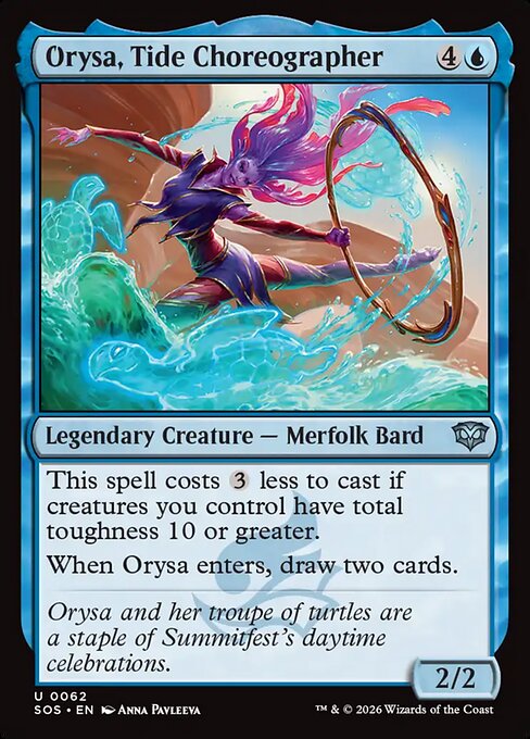 Orysa, Tide Choreographer 62