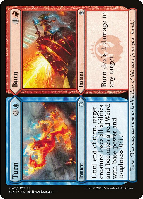 Turn // Burn 45