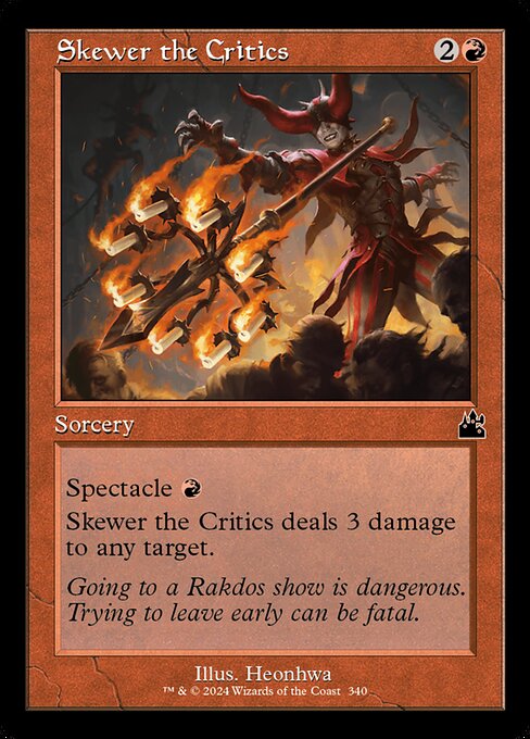 Skewer the Critics 340