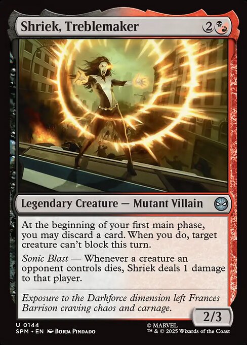 Shriek, Treblemaker 144