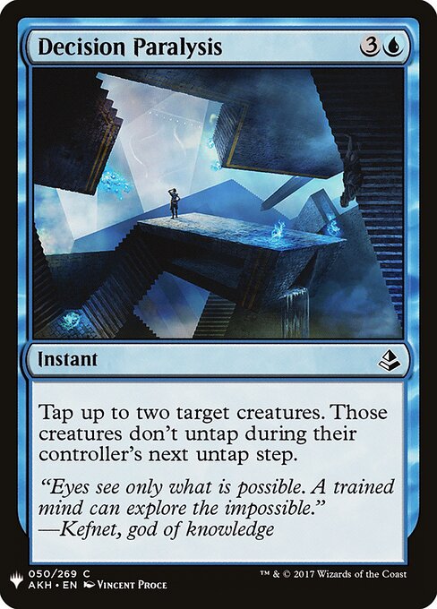 Decision Paralysis AKH-50
