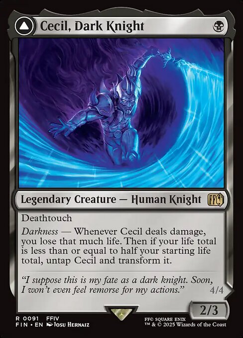 Cecil, Dark Knight // Cecil, Redeemed Paladin 91