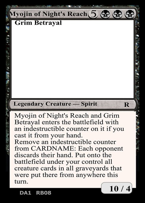 Myojin of Night's Reach and Grim Betrayal RB08