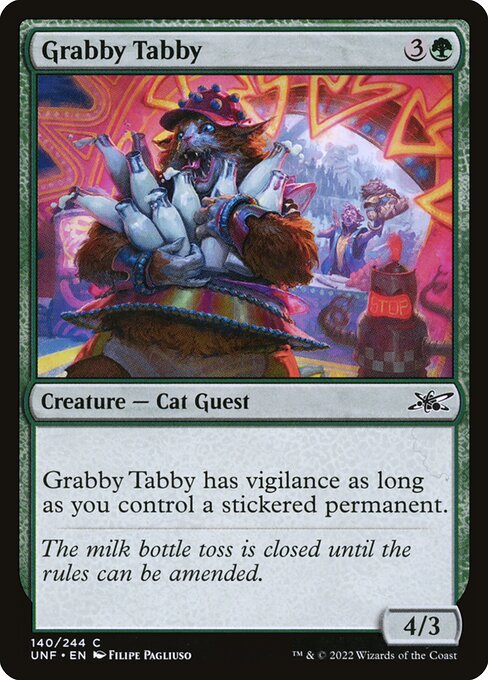 Grabby Tabby 140