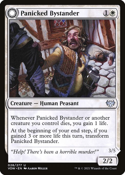 Panicked Bystander // Cackling Culprit 28