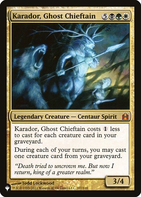 Karador, Ghost Chieftain CMD-207